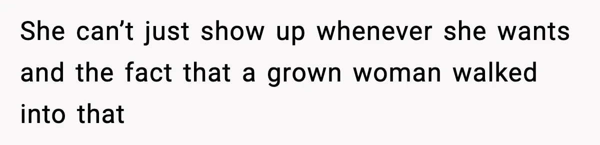 Wife Exposes MIL For Snooping On Christmas Dinner After Giving Her A Fake House Key She can’t just show up whenever she wants and the fact that a grown woman walked into that