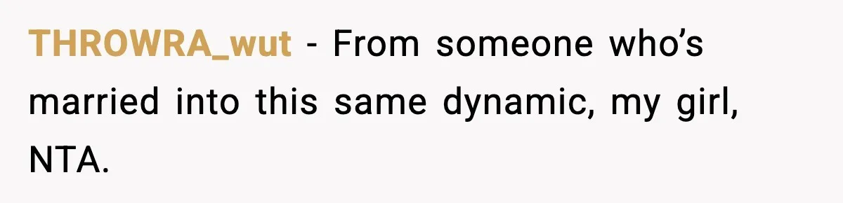 Wife Exposes MIL For Snooping On Christmas Dinner After Giving Her A Fake House Key THROWRA_wut − From someone who’s married into this same dynamic, my girl, NTA.