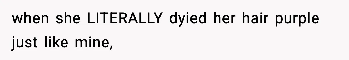 Wife Walks Out Of Airport After Discovering Husband Secretly Invited His Mom On Their Trip when she LITERALLY dyied her hair purple just like mine,