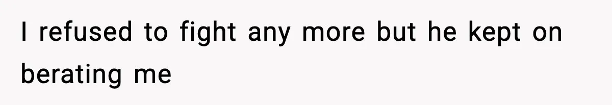 Wife Walks Out Of Airport After Discovering Husband Secretly Invited His Mom On Their Trip I refused to fight any more but he kept on berating me