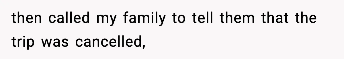 Wife Walks Out Of Airport After Discovering Husband Secretly Invited His Mom On Their Trip then called my family to tell them that the trip was cancelled,