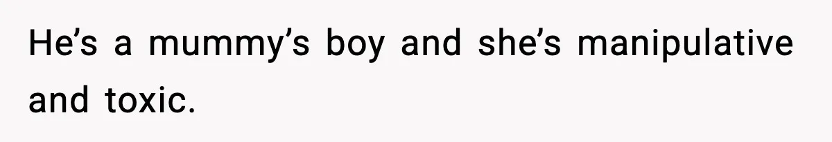 Wife Walks Out Of Airport After Discovering Husband Secretly Invited His Mom On Their Trip He’s a mummy’s boy and she’s manipulative and toxic.