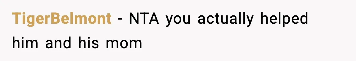 Wife Walks Out Of Airport After Discovering Husband Secretly Invited His Mom On Their Trip TigerBelmont − NTA you actually helped him and his mom