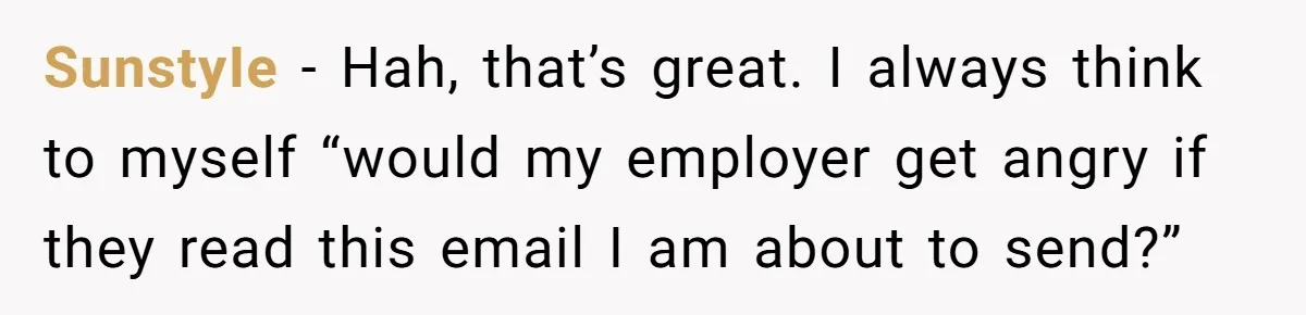Employee Literally Sends Contract To 'Someone Who Cares', Watching Rude Manager’s Career Implode SunstyIe − Hah, that’s great. I always think to myself “would my employer get angry if they read this email I am about to send?”