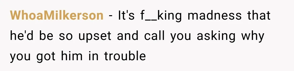 Employee Literally Sends Contract To 'Someone Who Cares', Watching Rude Manager’s Career Implode WhoaMilkerson − It's f__king madness that he'd be so upset and call you asking why you got him in trouble