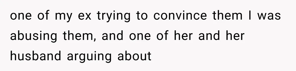Father Yells At Ex After She Criticizes Him For Teaching His Daughters About Periods one of my ex trying to convince them I was abusing them, and one of her and her husband arguing about