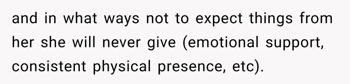 Father Yells At Ex After She Criticizes Him For Teaching His Daughters About Periods and in what ways not to expect things from her she will never give (emotional support, consistent physical presence, etc).