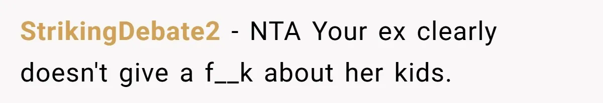 Father Yells At Ex After She Criticizes Him For Teaching His Daughters About Periods StrikingDebate2 − NTA Your ex clearly doesn't give a f__k about her kids.