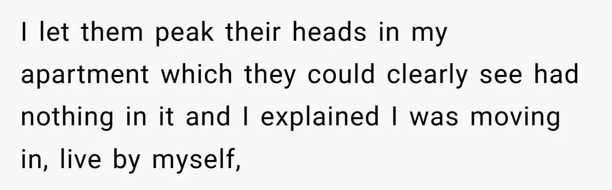 Neighbor Leaves Snarky Note Over One Trash Bag And Gets Evicted For Unexpected Reason I let them peak their heads in my apartment which they could clearly see had nothing in it and I explained I was moving in, live by myself,