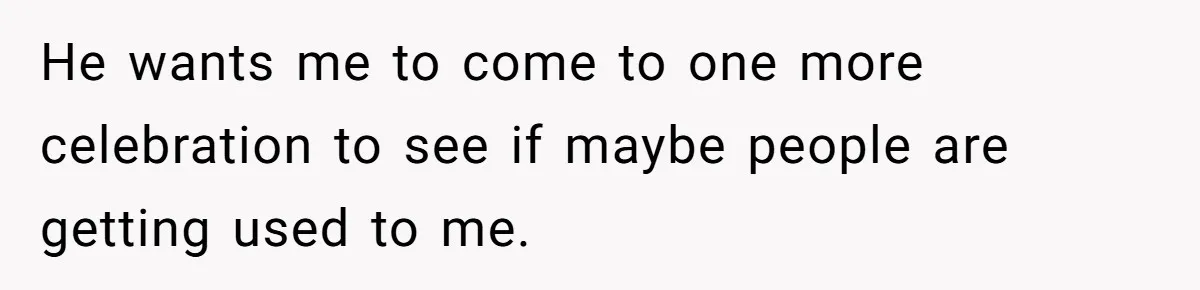 Bride Sparks Family Meltdown After Telling MIL She Won’t Attend Christmas Without Her “Offensive” Hat He wants me to come to one more celebration to see if maybe people are getting used to me.
