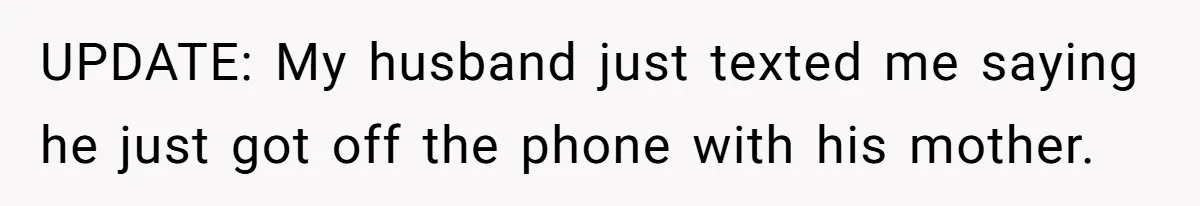 Bride Sparks Family Meltdown After Telling MIL She Won’t Attend Christmas Without Her “Offensive” Hat UPDATE: My husband just texted me saying he just got off the phone with his mother.