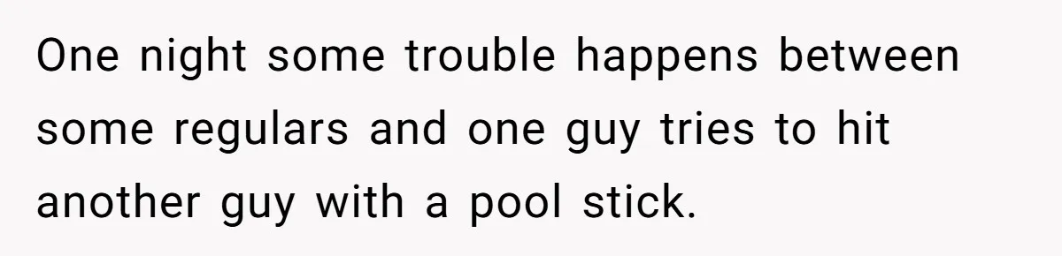 Bouncer, Fired For Protecting Customers, Tortures Boss With Endless Cotton Eye Joe One night some trouble happens between some regulars and one guy tries to hit another guy with a pool stick.