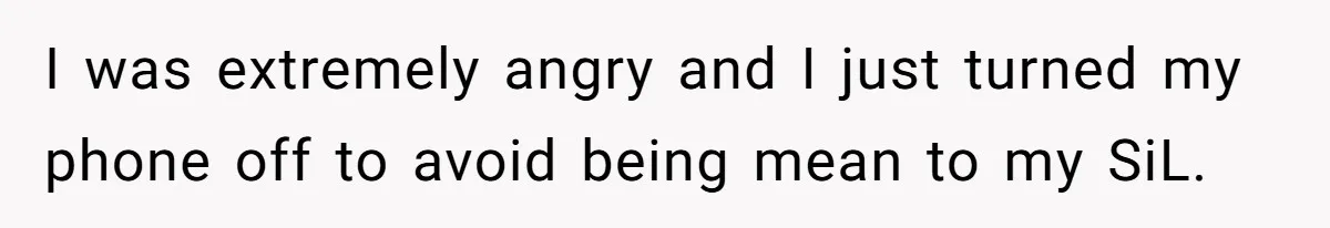 Mom Can’t Believe SIL Dumped $100s Of Baby Products To Push Her Agenda I was extremely angry and I just turned my phone off to avoid being mean to my SiL.