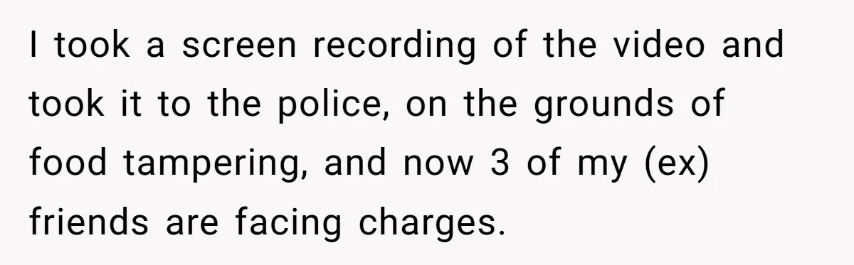 Vegan Woman Calls The Police On Friends For Feeding Her Chicken Nuggets As A ‘Prank’ I took a screen recording of the video and took it to the police, on the grounds of food tampering, and now 3 of my (ex) friends are facing charges.