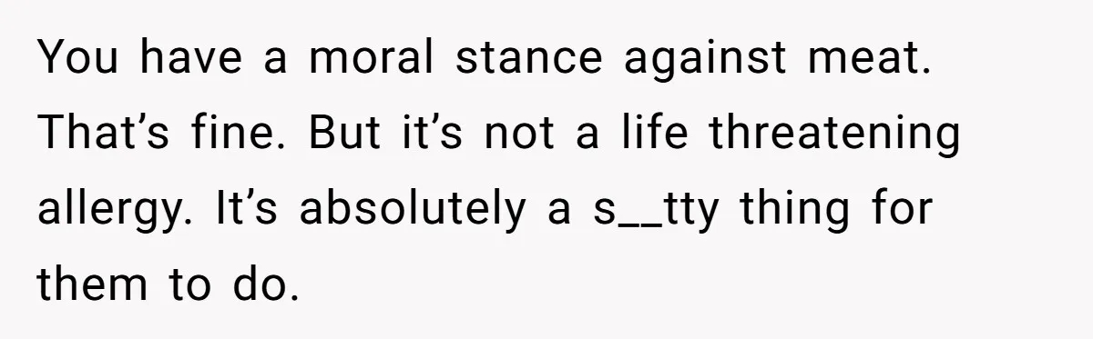Vegan Woman Calls The Police On Friends For Feeding Her Chicken Nuggets As A ‘Prank’ You have a moral stance against meat. That’s fine. But it’s not a life threatening allergy. It’s absolutely a s__tty thing for them to do.