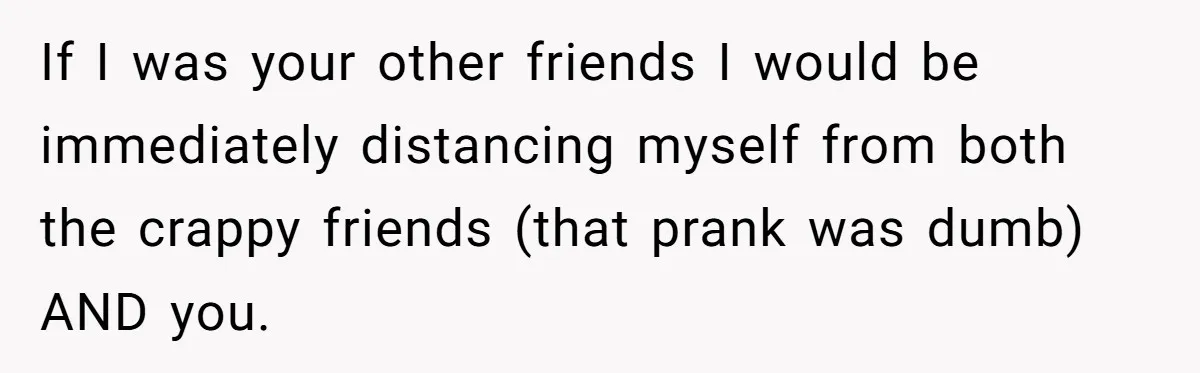 Vegan Woman Calls The Police On Friends For Feeding Her Chicken Nuggets As A ‘Prank’ If I was your other friends I would be immediately distancing myself from both the crappy friends (that prank was dumb) AND you.