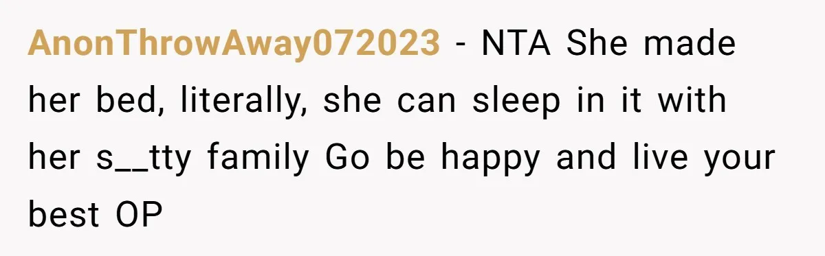 Husband Ends Five-Year Marriage Instantly After Finding Wife’s Brother Lounging On Their Couch AnonThrowAway072023 − NTA She made her bed, literally, she can sleep in it with her s__tty family Go be happy and live your best OP