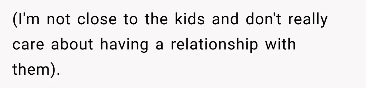 Teen Laughs In His Dad’s Wife’s Face When She Asks For Support After Finding Out He’s Been Cheating (I'm not close to the kids and don't really care about having a relationship with them).