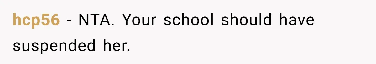 Teen Fights Back After Bully Taunts Friend Over Her Hijab, Gets Her Kicked Off The Soccer Team hcp56 − NTA. Your school should have suspended her.