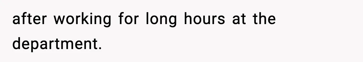 New Mom Storms Out After Husband's Mom Doesn’t Save Her Any Food after working for long hours at the department.