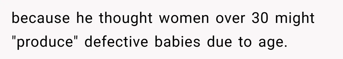 Sister’s Boyfriend Makes Backhanded Comment About Her Infertility, Her Response Makes Everyone Burst Into Laughter because he thought women over 30 might "produce" defective babies due to age.