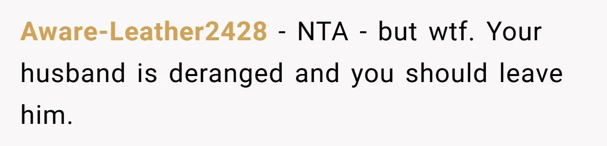 Mom Moves Son Out After Dad Secretly Cancels His Job Applications For A “Family Duty” Aware-Leather2428 − NTA - but wtf. Your husband is deranged and you should leave him.