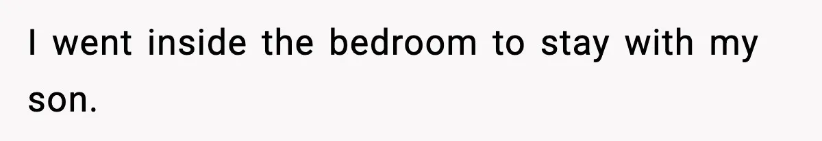 Wife Serves Mac N Cheese To In-Laws After Surprise Visit, Husband Claims It’s “Disrespectful” I went inside the bedroom to stay with my son.