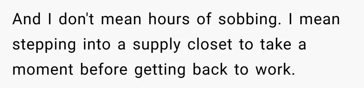 Burned-Out ICU Nurse Finally Snaps After Husband Blows Off Their First Free Saturday In 18 Months And I don't mean hours of sobbing. I mean stepping into a supply closet to take a moment before getting back to work.