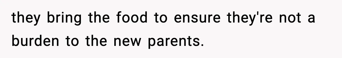 Wife Serves Mac N Cheese To In-Laws After Surprise Visit, Husband Claims It’s “Disrespectful” they bring the food to ensure they're not a burden to the new parents.