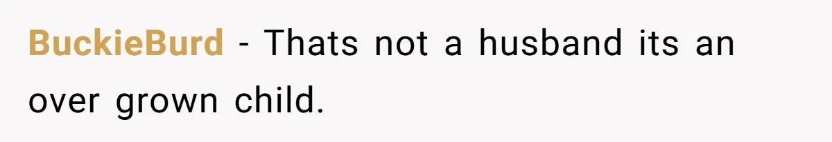 Burned-Out ICU Nurse Finally Snaps After Husband Blows Off Their First Free Saturday In 18 Months BuckieBurd − Thats not a husband its an over grown child.