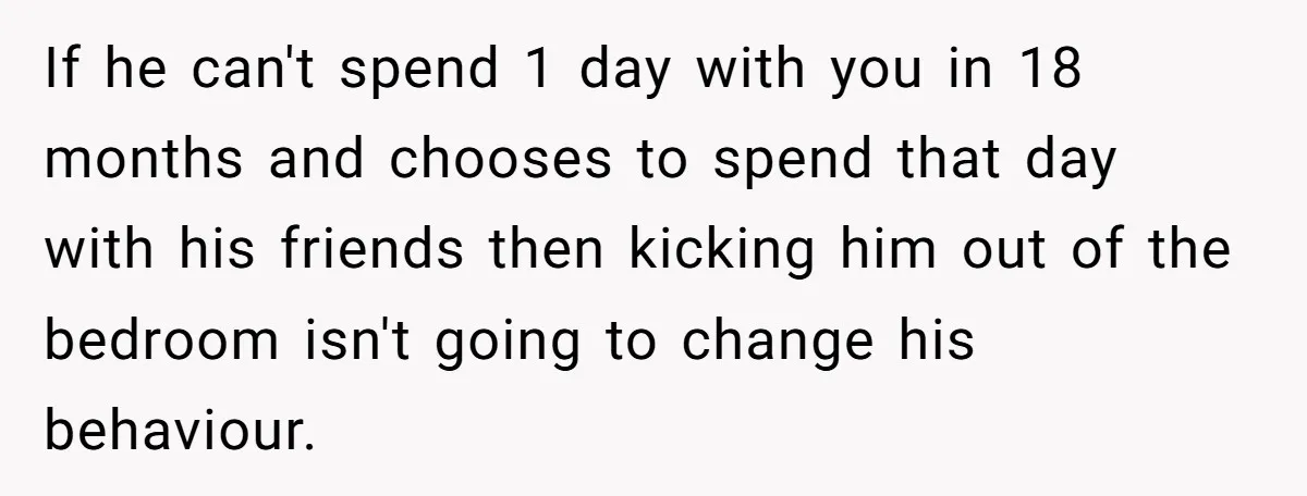 Burned-Out ICU Nurse Finally Snaps After Husband Blows Off Their First Free Saturday In 18 Months If he can't spend 1 day with you in 18 months and chooses to spend that day with his friends then kicking him out of the bedroom isn't going to...