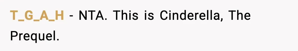 Man Cancels Entire Family Vacation After Discovering His Stepdaughters Hid His Daughter’s Passport To Force Her To Babysit T_G_A_H − NTA. This is Cinderella, The Prequel.