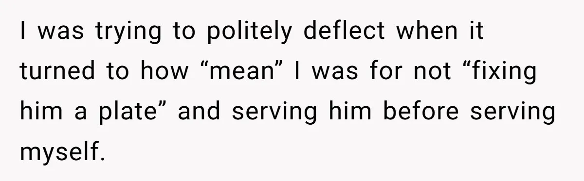 Wife Left Doing Every Chore Alone Snaps And Brands Husband’s “Southern Culture” Garbage I was trying to politely deflect when it turned to how “mean” I was for not “fixing him a plate” and serving him before serving myself.