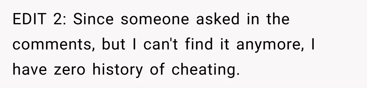 Husband Threatens Divorce Over Baby’s Looks, Gets Burned By Wife’s ‘I Told You So’ Moment EDIT 2: Since someone asked in the comments, but I can't find it anymore, I have zero history of cheating.