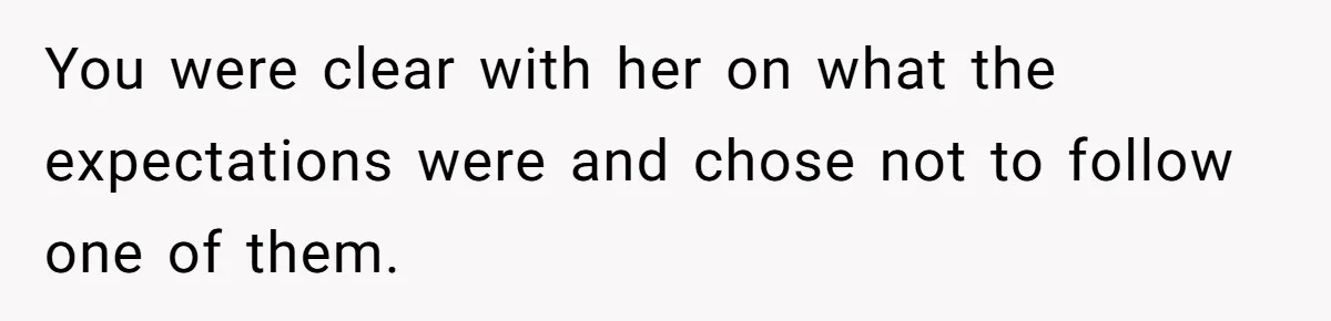 Dad Kicks Daughter’s Friends Out Of House After Infringing On Son’s Space You were clear with her on what the expectations were and chose not to follow one of them.