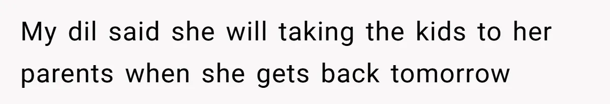 Woman Confronts Her Son For Choosing Beer Over His Exhausted Wife And He Says She Ruined Everything My dil said she will taking the kids to her parents when she gets back tomorrow