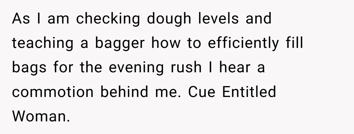 Karen Insists On Donuts Straight From Boiling Oil, Carnival Worker Hands Her What She Wishes For - Raw As I am checking dough levels and teaching a bagger how to efficiently fill bags for the evening rush I hear a commotion behind me. Cue Entitled Woman.