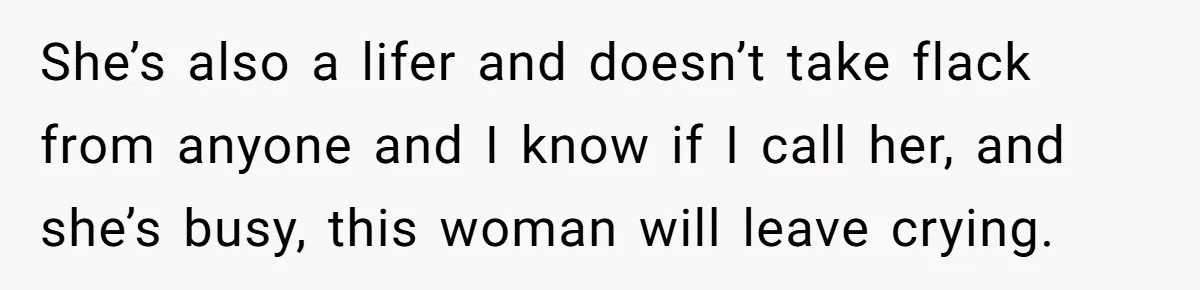 Karen Insists On Donuts Straight From Boiling Oil, Carnival Worker Hands Her What She Wishes For - Raw She’s also a lifer and doesn’t take flack from anyone and I know if I call her, and she’s busy, this woman will leave crying.