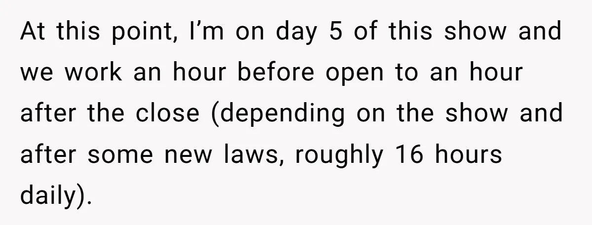 Karen Insists On Donuts Straight From Boiling Oil, Carnival Worker Hands Her What She Wishes For - Raw At this point, I’m on day 5 of this show and we work an hour before open to an hour after the close (depending on the show and after some...