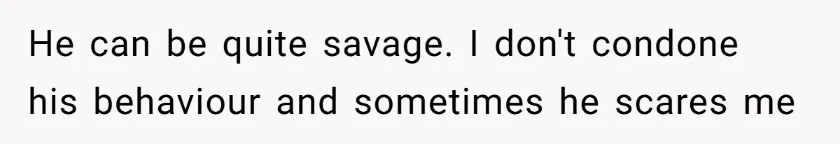 Karen Insists On Donuts Straight From Boiling Oil, Carnival Worker Hands Her What She Wishes For - Raw He can be quite savage. I don't condone his behaviour and sometimes he scares me