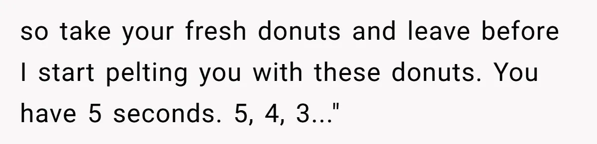 Karen Insists On Donuts Straight From Boiling Oil, Carnival Worker Hands Her What She Wishes For - Raw so take your fresh donuts and leave before I start pelting you with these donuts. You have 5 seconds. 5, 4, 3..."