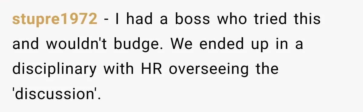 When The Boss Said £40 Was The Limit, Consultant Bought Meals For The Homeless To Make Sure He Hit It stupre1972 − I had a boss who tried this and wouldn't budge. We ended up in a disciplinary with HR overseeing the 'discussion'.