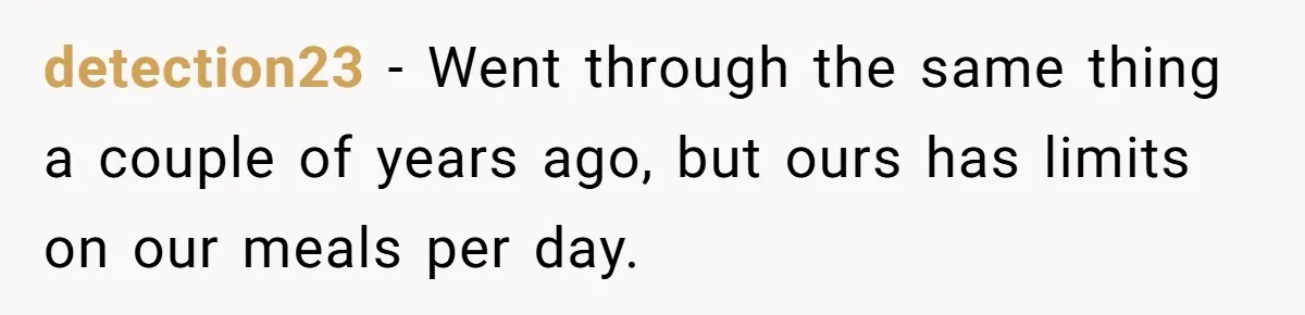 When The Boss Said £40 Was The Limit, Consultant Bought Meals For The Homeless To Make Sure He Hit It detection23 − Went through the same thing a couple of years ago, but ours has limits on our meals per day.