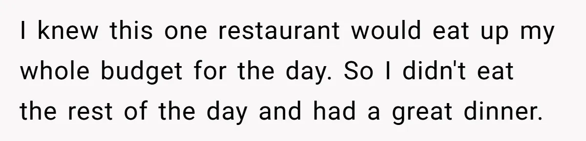 When The Boss Said £40 Was The Limit, Consultant Bought Meals For The Homeless To Make Sure He Hit It I knew this one restaurant would eat up my whole budget for the day. So I didn't eat the rest of the day and had a great dinner.