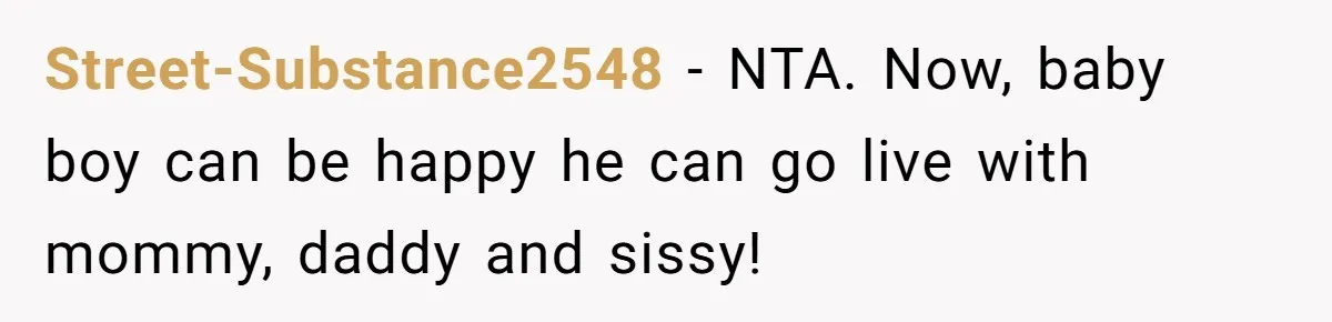 Wife Endured Years Of Cruel In-Laws Then Replaced Luxury Gifts With Dollar-Store Revenge Before Divorce Street-Substance2548 − NTA. Now, baby boy can be happy he can go live with mommy, daddy and sissy!
