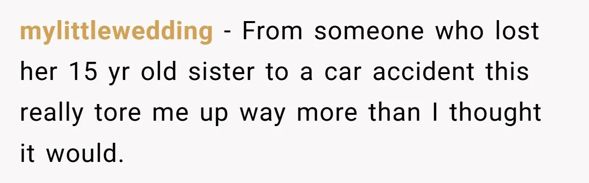Grieving Father Uses Late Son’s College Fund For Beer Trip After Ex-Wife Demands Cash For Stepson mylittlewedding − From someone who lost her 15 yr old sister to a car accident this really tore me up way more than I thought it would.