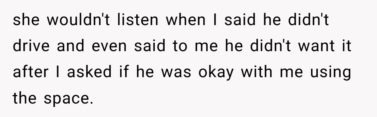 Entry-Level Tech Walks Miles In Rain Until Managers Secretly Share Parking Spots And Coworkers Call HR she wouldn't listen when I said he didn't drive and even said to me he didn't want it after I asked if he was okay with me using the space.
