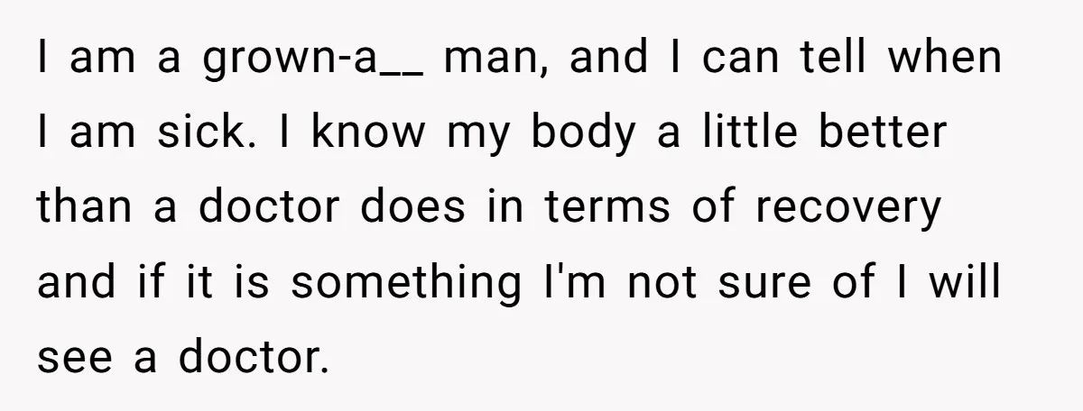 Boss Forces Dying-Of-Food-Poisoning Employee To Get Doctor’s Note, Ends Up Giving Him A Free Week Off I am a grown-a__ man, and I can tell when I am sick. I know my body a little better than a doctor does in terms of recovery and if...