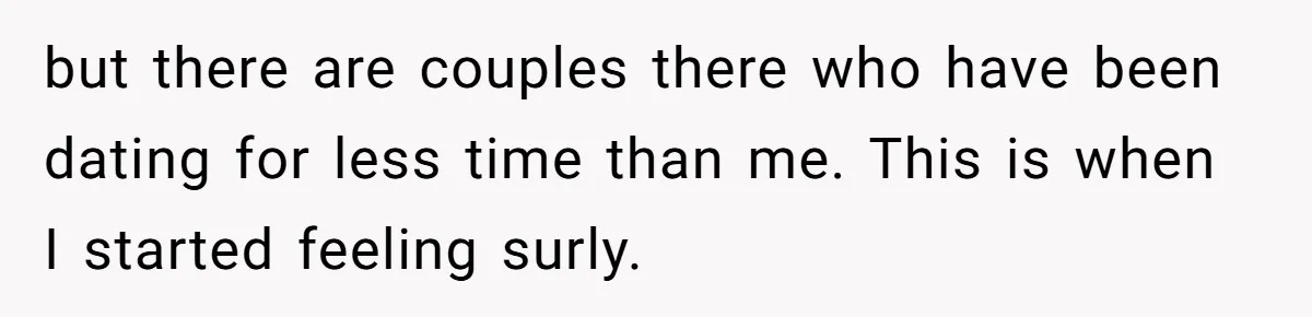 Woman Leaves Wedding Early After Being Humiliated By Couple’s Arbitrary Rules but there are couples there who have been dating for less time than me. This is when I started feeling surly.