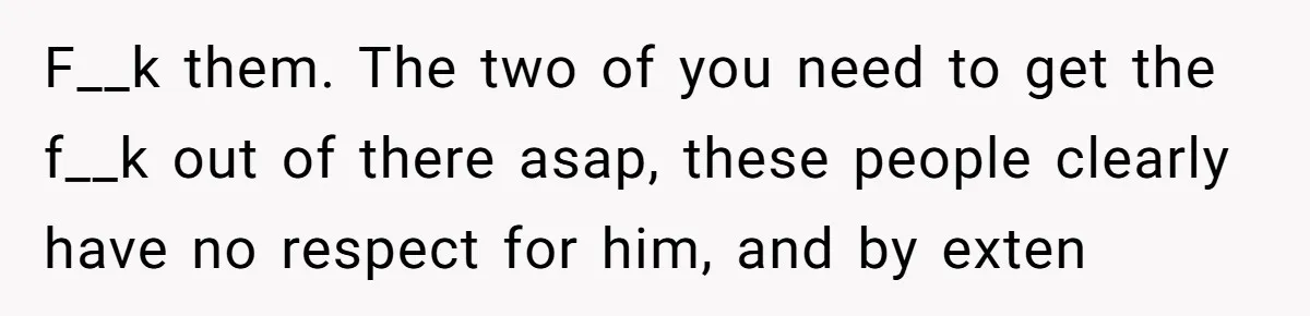 Stepdad Mocks Teen With Fake Car Gift, Freaks Out When Teen Fires Back F__k them. The two of you need to get the f__k out of there asap, these people clearly have no respect for him, and by exten